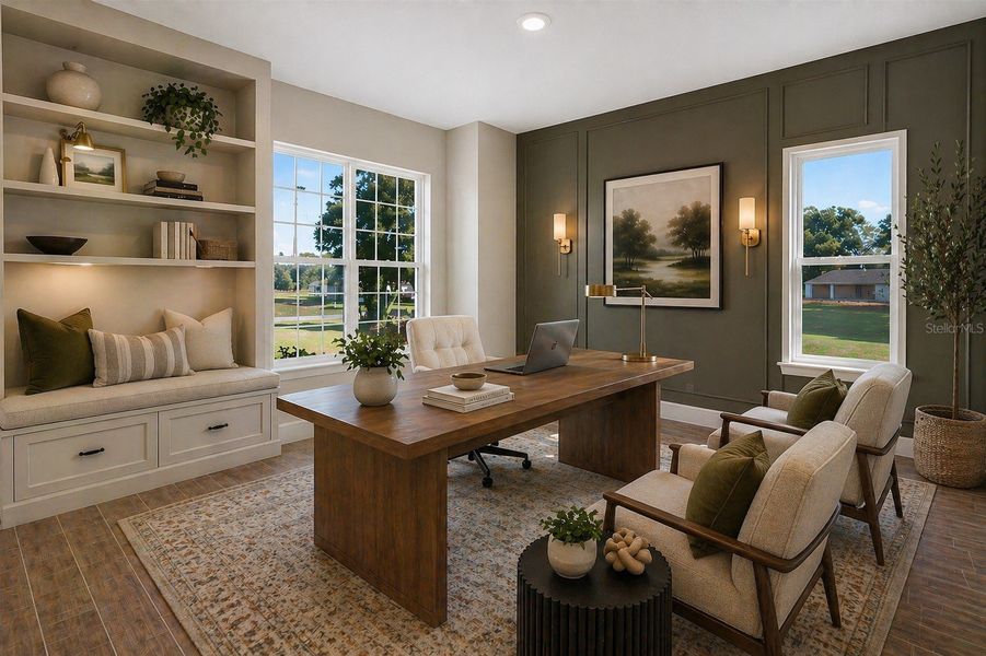 Furnished interior view inside a new home in Hill Country Estates, Dade City (Image 5).