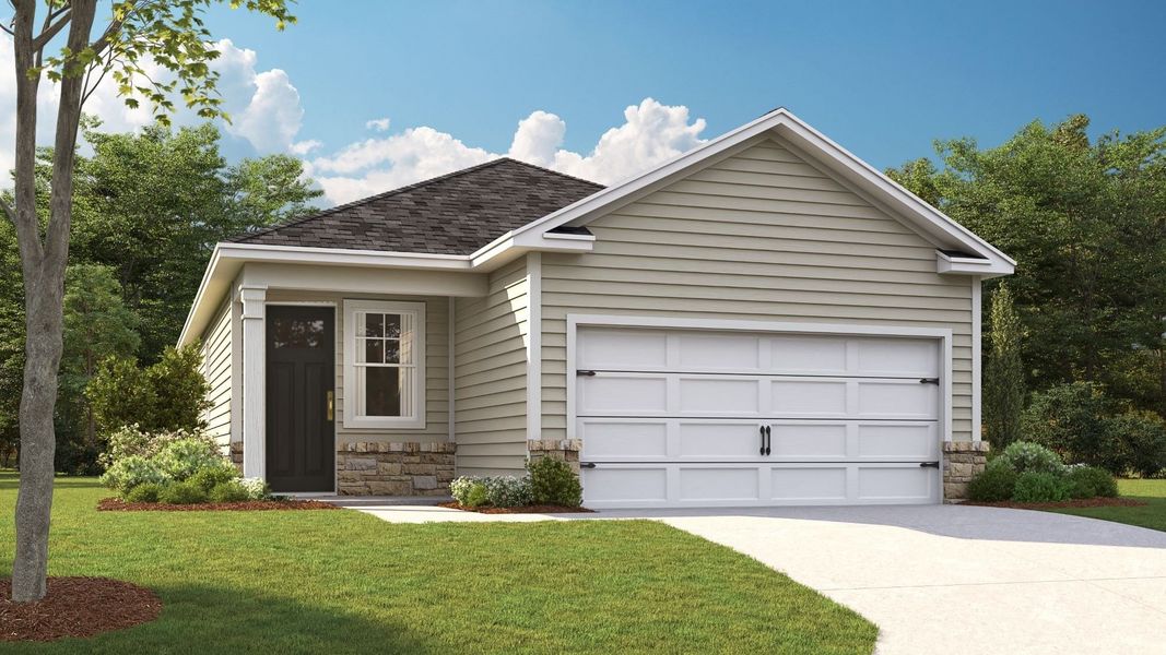 Representative exterior photo of a completed home built from the Bowen (Freedom) by D.R. Horton in Paddington Place, Baxter, TN (Image 2). Representative exterior photo of a completed home built from the Bowen (Freedom) by D.R. Horton in Paddington Place, Baxter, TN (Image 2).