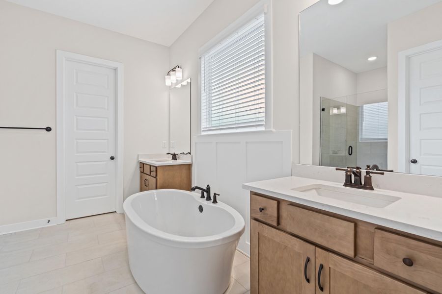 Furnished interior view inside a new home in Twin Oaks, Oakland (Image 11).