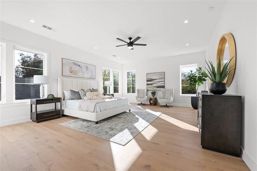 Furnished interior view inside a new home in , Dallas (Image 13).