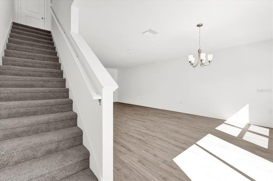 Furnished interior view inside a new home in Reserve at Forest Lake Townhomes, Lake Wales (Image 8).