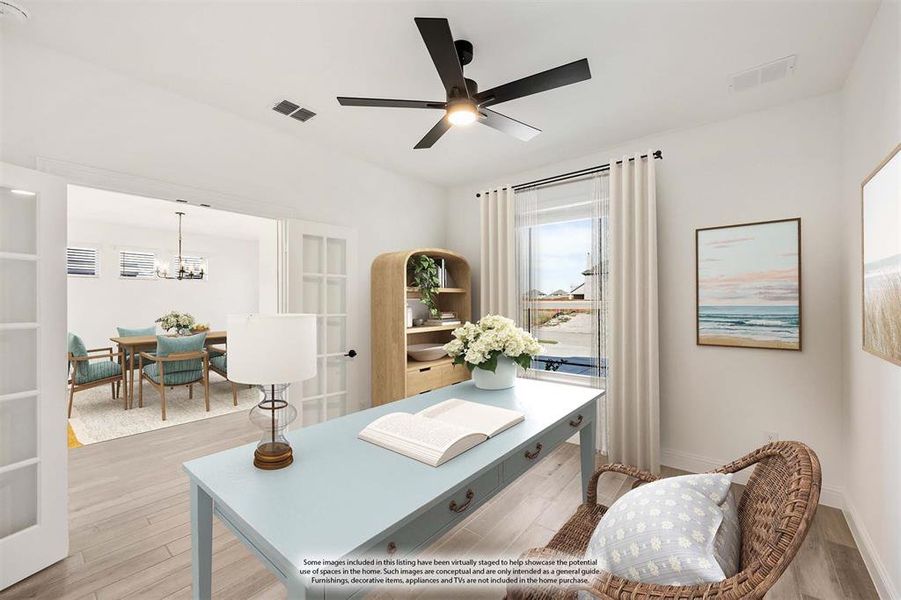 Furnished interior view inside a new home in Terracina, Rockwall (Image 12).