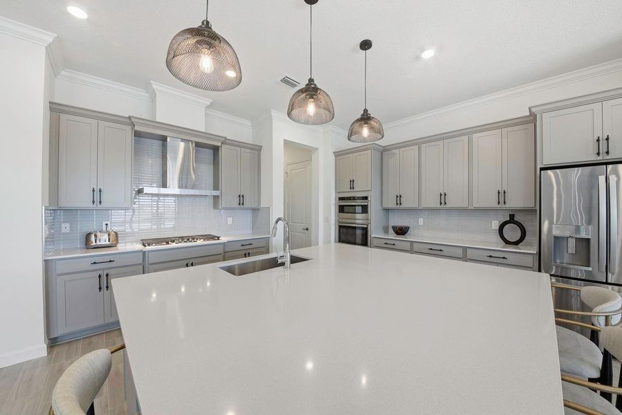 Furnished interior view inside a new home in Arden: The Waterford Collection, Loxahatchee (Image 33).