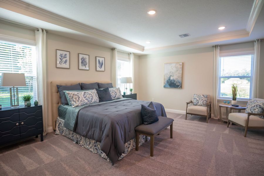 Furnished interior view inside a new home in Malabar Springs, Palm Bay (Image 15). Furnished interior view inside a new home in Malabar Springs, Palm Bay (Image 15).