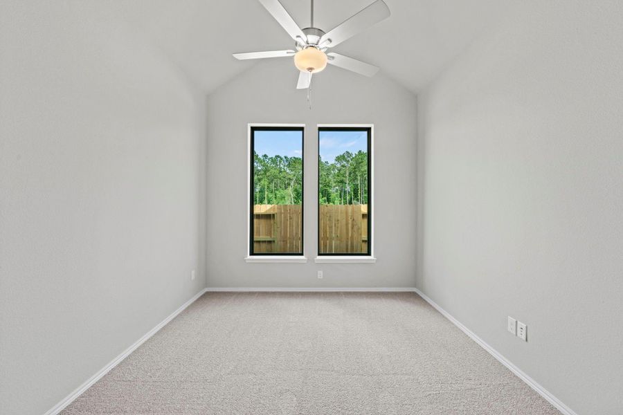 Spacious, unfurnished interior of a new home in The Trails, New Caney (Image 28).