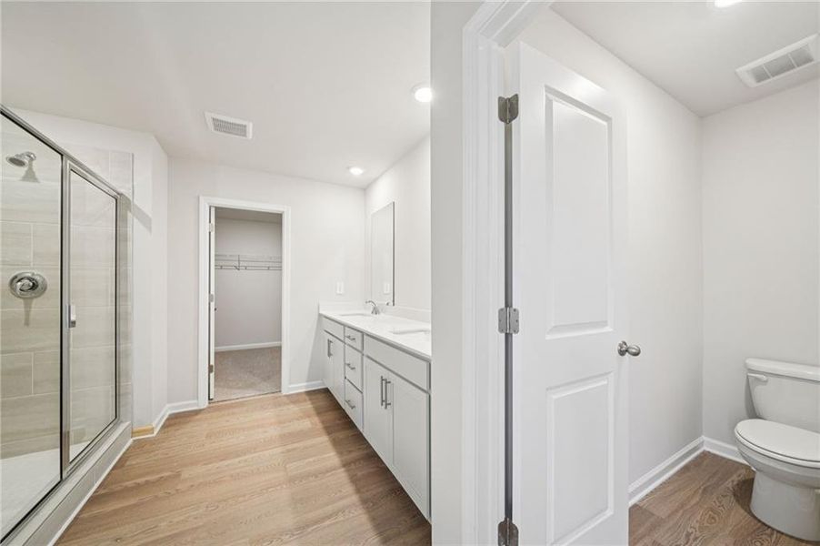 Furnished interior view inside a new home in Parkside at Grayson, Grayson (Image 13).