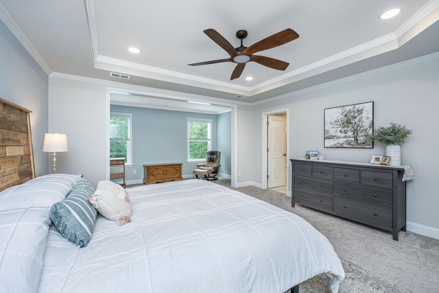 Furnished interior view inside a new home in Sea Island Preserve, Johns Island (Image 46).