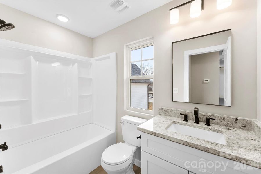 Hall Full Bathroom Upstairs- Model Home Hall Full Bathroom Upstairs- Model Home