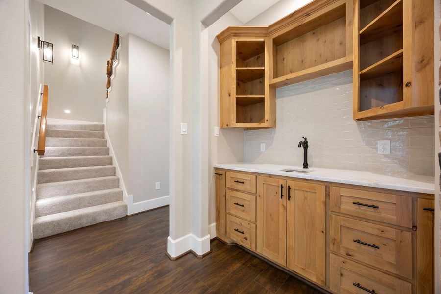 Furnished interior view inside a new home in , New Waverly (Image 32).