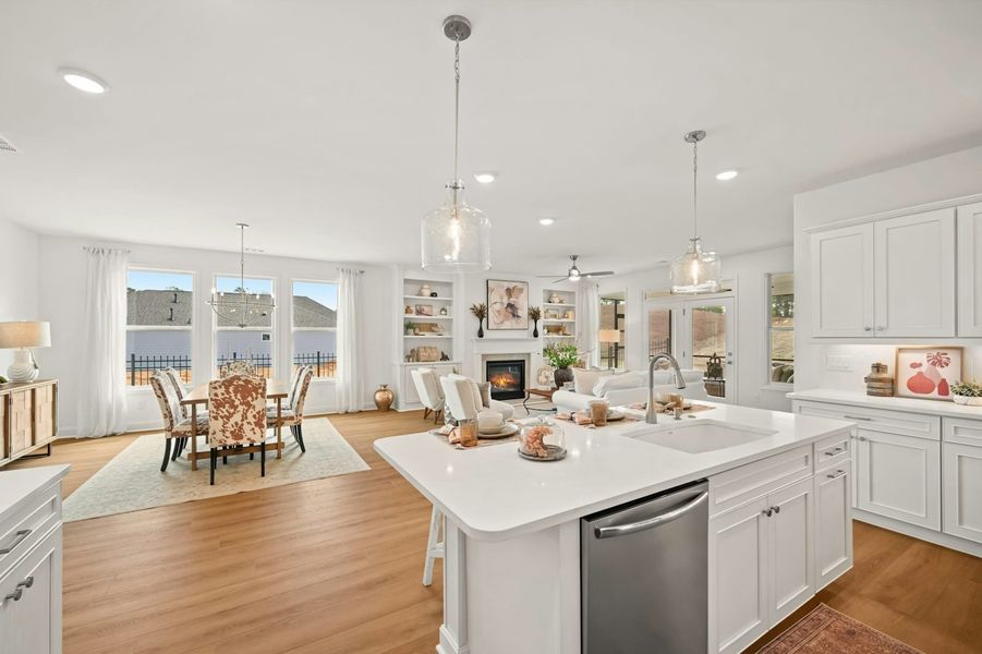 Representative furnished interior of a home built from the The Cedarwood by Windsong Properties in Echols Farm, Hiram (Image 19).