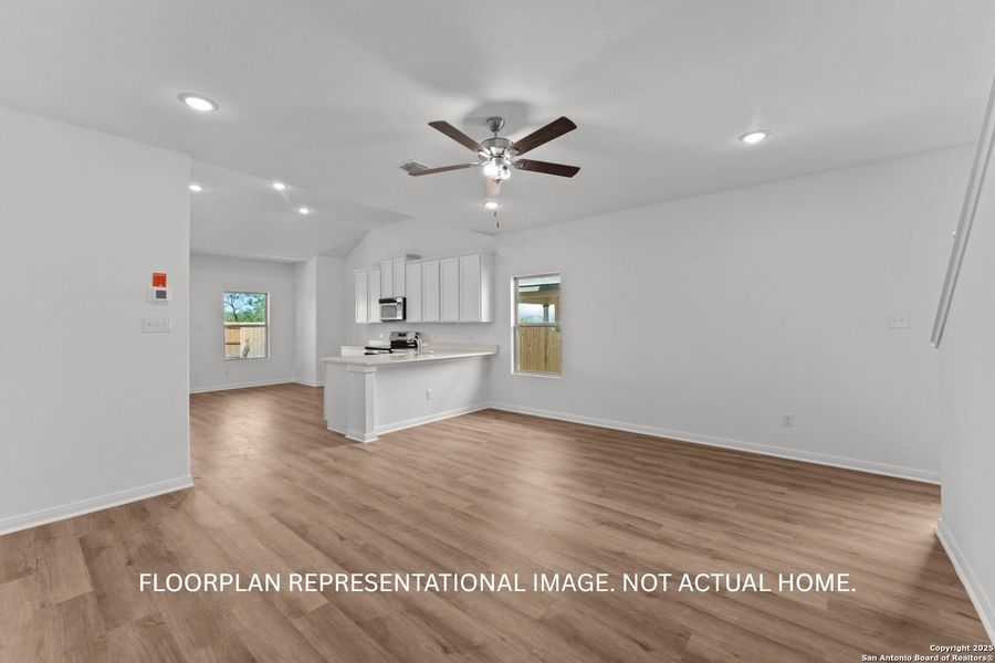 Spacious, unfurnished interior of a new home in Paloma Park, Converse (Image 18). Spacious, unfurnished interior of a new home in Paloma Park, Converse (Image 18).