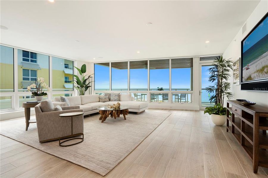 Furnished interior view inside a new home in , Sarasota (Image 36).
