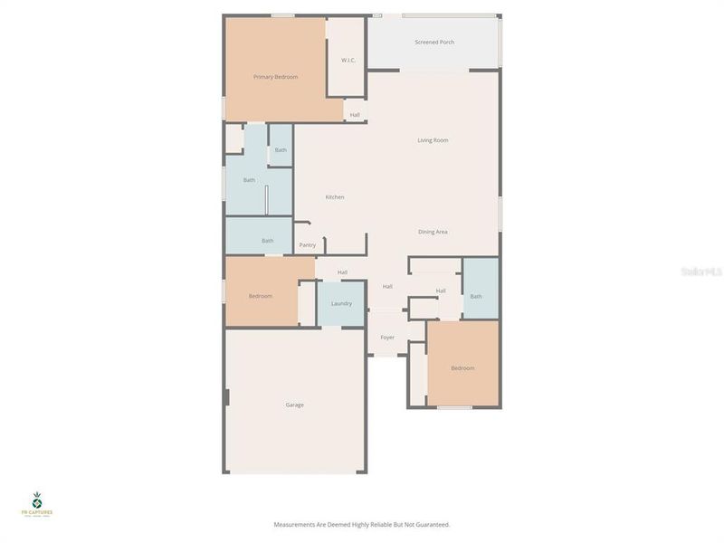 2D floor plan layout of this home in , Port Charlotte, FL (Image 6).