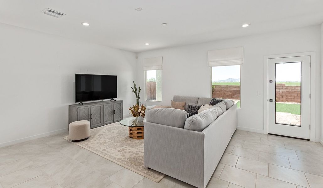 Furnished interior view inside a new home in Hanson Ridge, Vail (Image 6). Furnished interior view inside a new home in Hanson Ridge, Vail (Image 6).