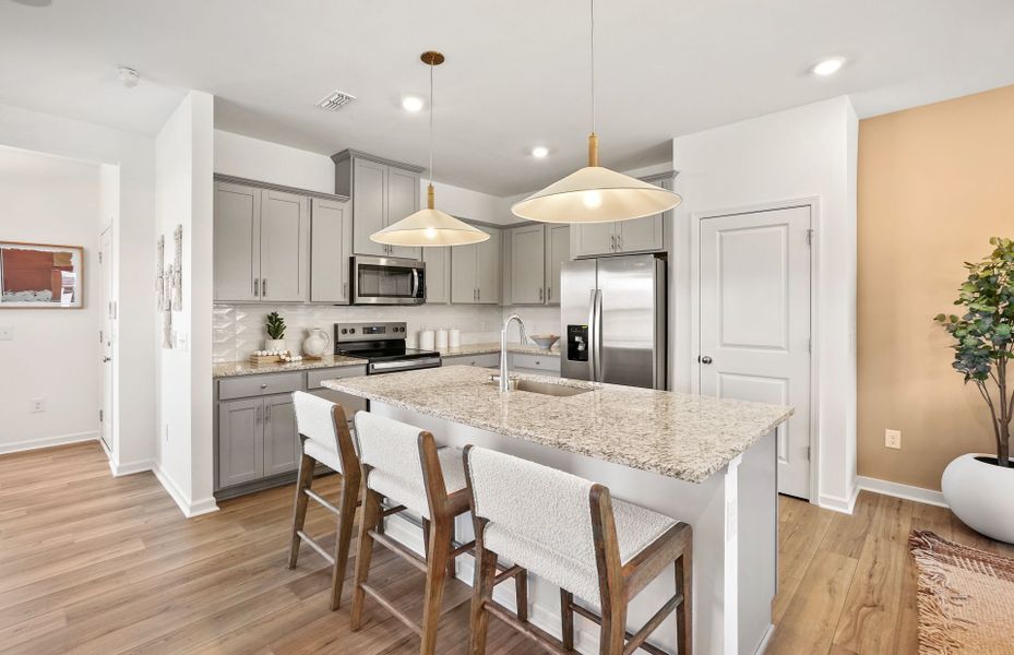 Furnished interior view inside a new home in Riverstone, Monroe (Image 32).
