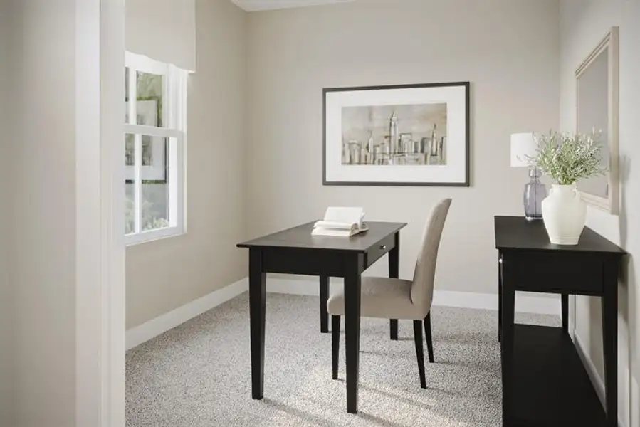 Representative furnished interior of a home built from the Henry by Ryan Homes in Colonial Village, Edenton (Image 3).