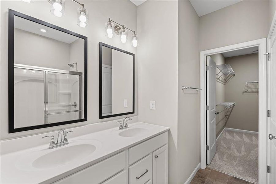 Furnished interior view inside a new home in Villas at Gold Creek, Dawsonville (Image 9).