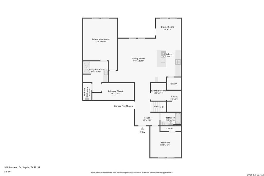 2D floor plan layout of this home in Arroyo Ranch, Seguin, TX (Image 6). 2D floor plan layout of this home in Arroyo Ranch, Seguin, TX (Image 6).
