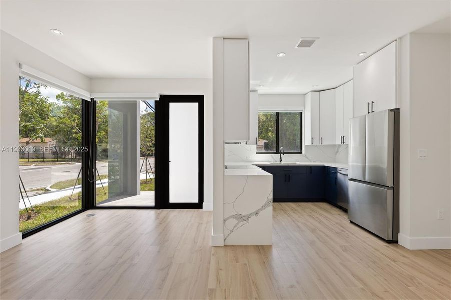 Furnished interior view inside a new home in , Miami (Image 7).