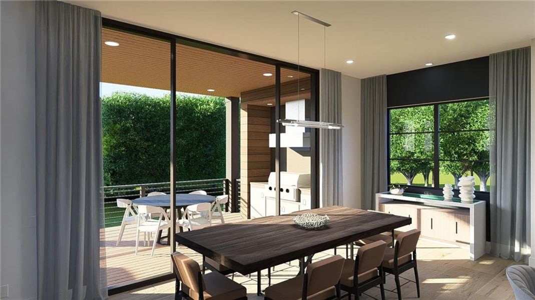 Furnished interior view inside a new home in , Dahlonega (Image 10).