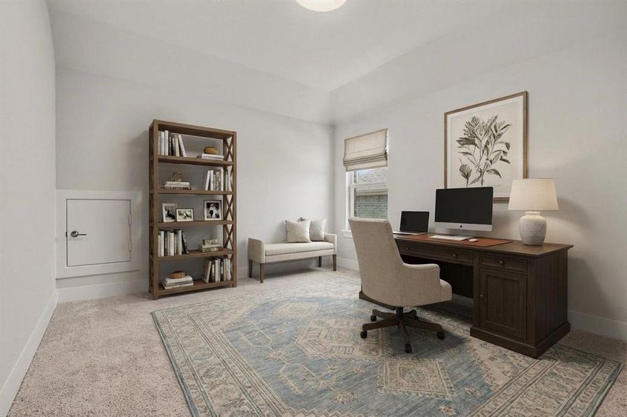 Furnished interior view inside a new home in , McKinney (Image 6).