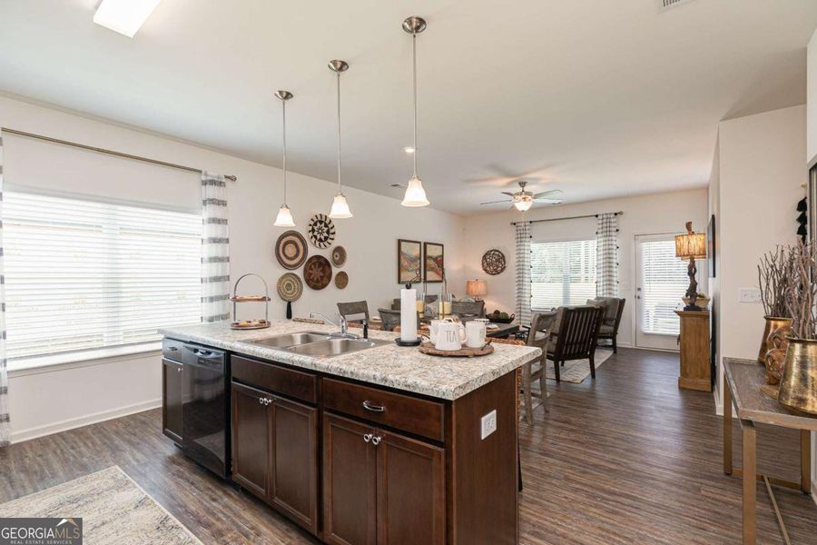Furnished interior view inside a new home in Maddox Station, Eatonton (Image 15).