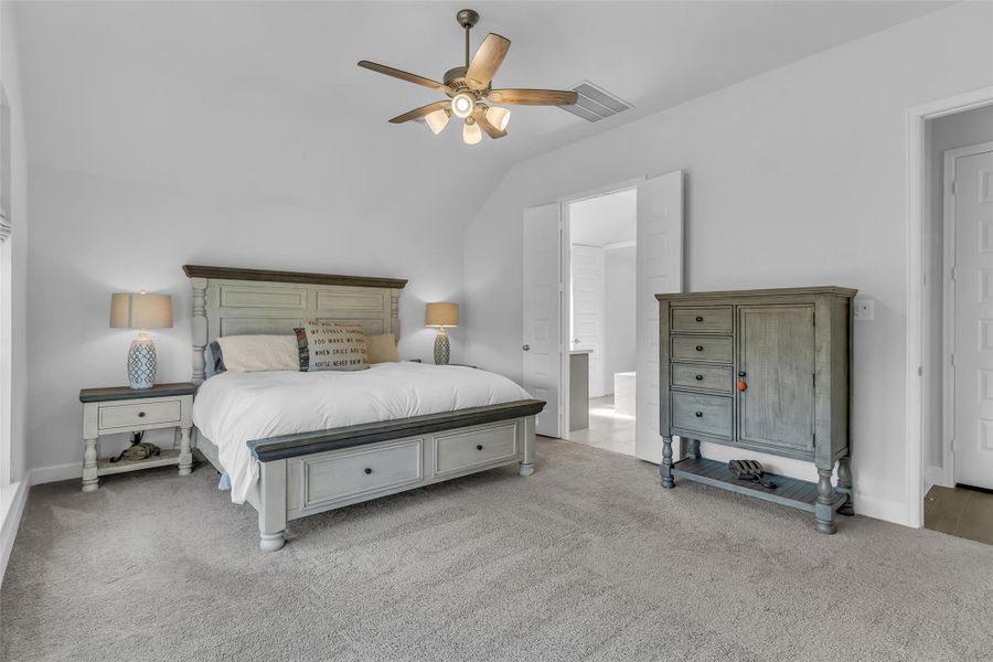 Primary Retreat with natural light