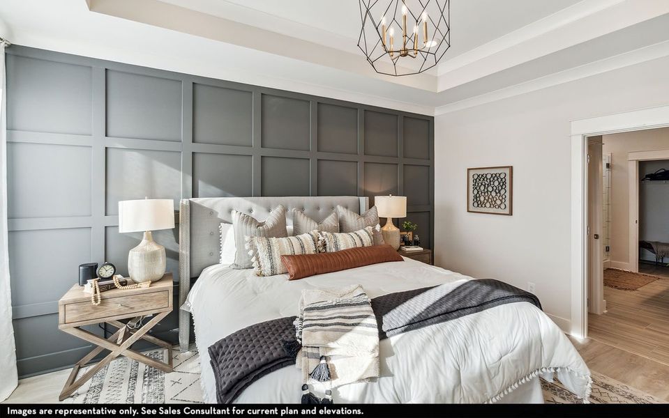 Furnished interior view inside a new home in McCain's Station, Gallatin (Image 11).