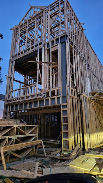 In-progress construction of a new home in , Houston, TX (Image 11).