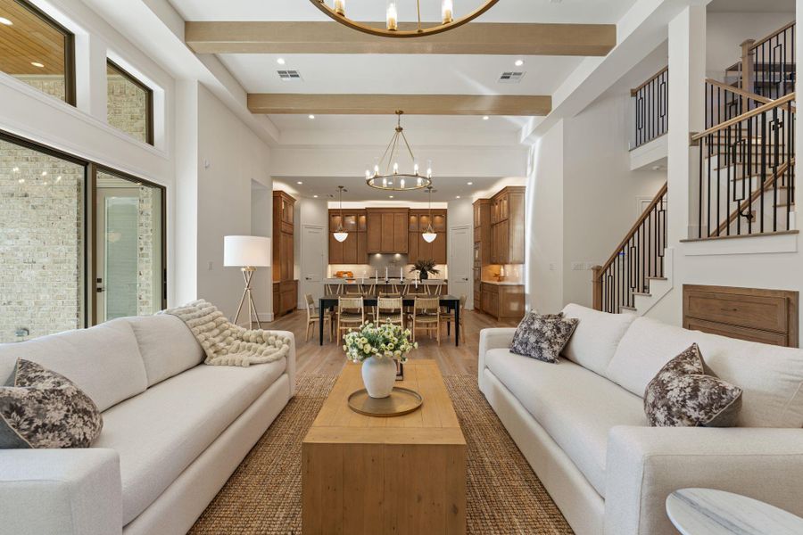 Furnished interior view inside a new home in , Houston (Image 4).