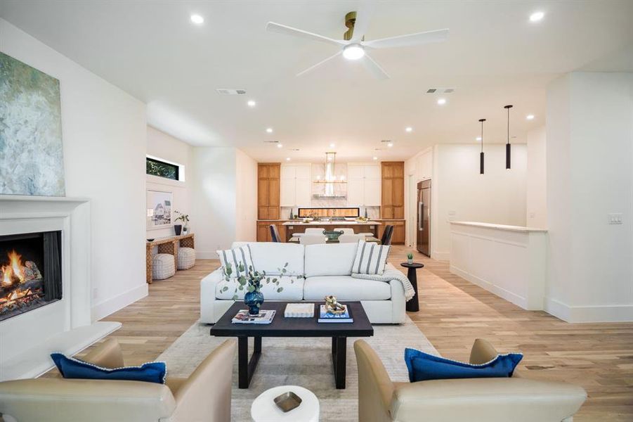 Furnished interior view inside a new home in , Dallas (Image 31).