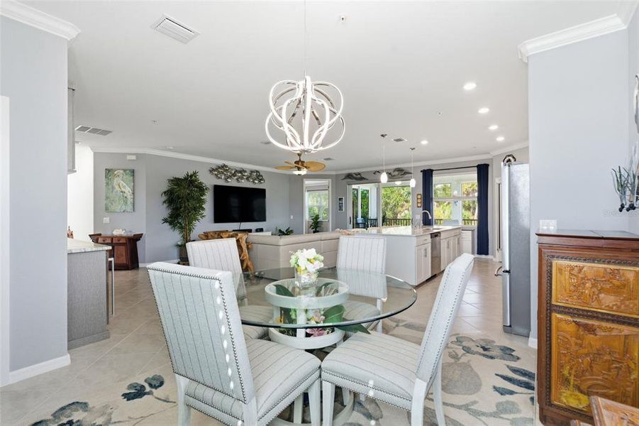 Furnished interior view inside a new home in , Punta Gorda (Image 7).