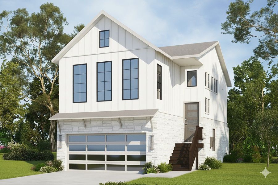 Representative exterior photo of a completed home built from the The Lancaster by Rosehaven Homes in Friedrich Hill, San Antonio, TX (Image 21).