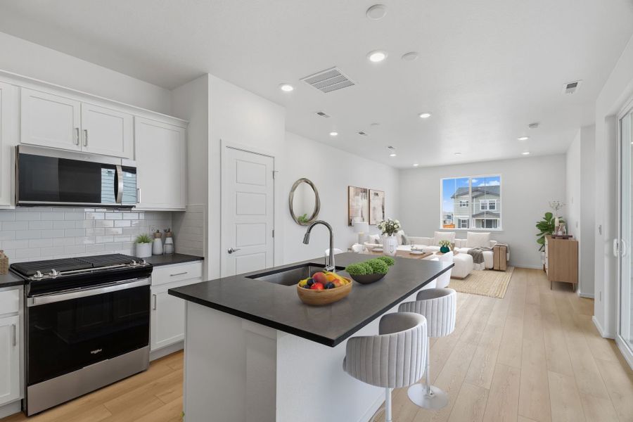 Furnished interior view inside a new home in Sky Ranch, Watkins (Image 10).