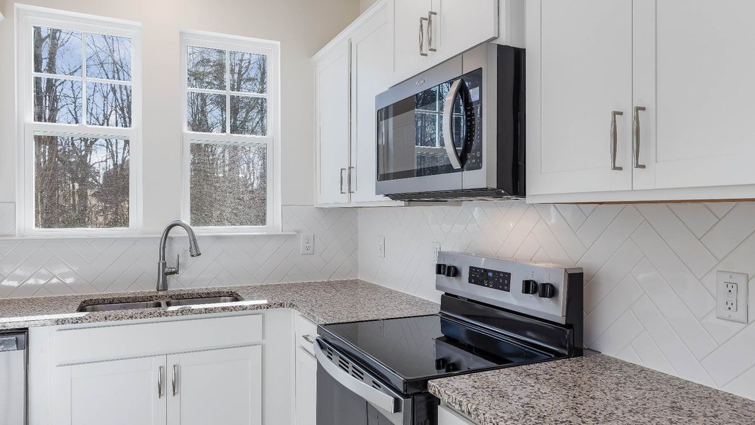 Furnished interior view inside a new home in Battle Bridge, Raleigh (Image 8).