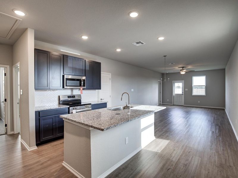 Representative furnished interior of a home built from the The Frio A by Davidson Homes LLC in Agave, San Antonio (Image 6). Representative furnished interior of a home built from the The Frio A by Davidson Homes LLC in Agave, San Antonio (Image 6).