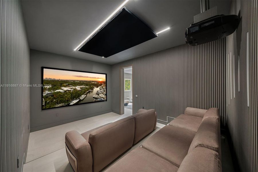 Furnished interior view inside a new home in , Miami (Image 9).