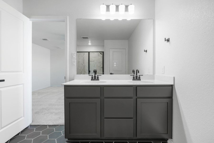 Furnished interior view inside a new home in Salerno - Heritage Collection, Round Rock (Image 10).