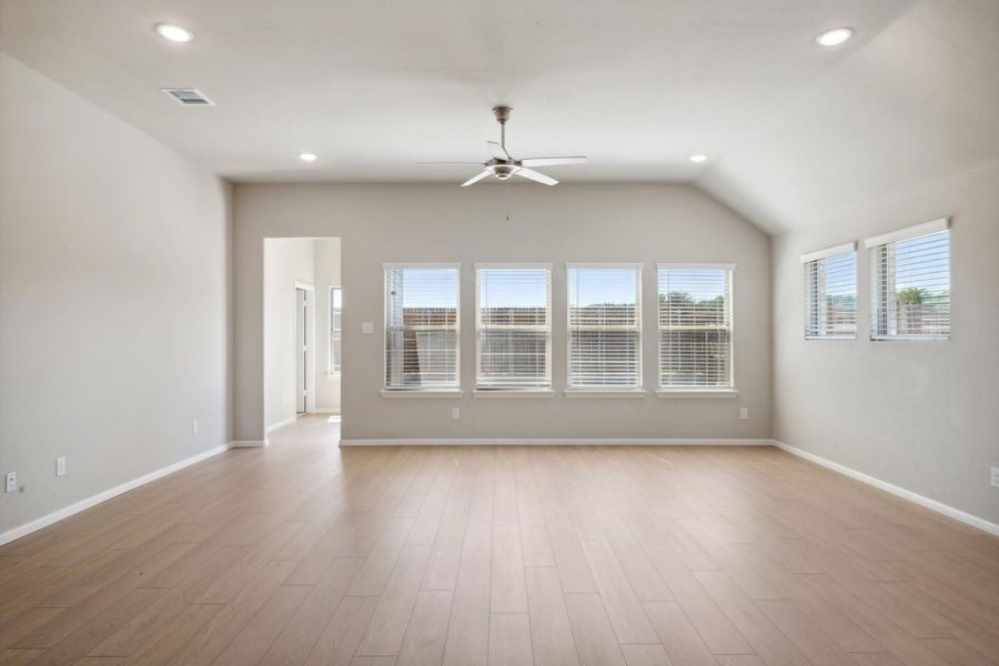 Living Room in the Diamond home plan by Trophy Signature Homes – REPRESENTATIVE PHOTO Living Room in the Diamond home plan by Trophy Signature Homes – REPRESENTATIVE PHOTO