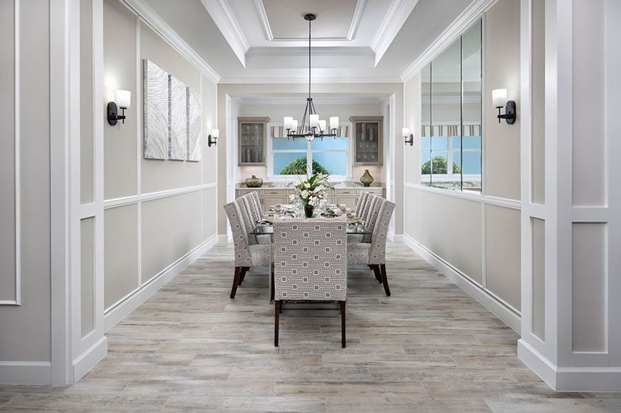 Representative furnished interior of a home built from the Kingfisher Grand by Minto Communities in Westlake, Loxahatchee (Image 5).