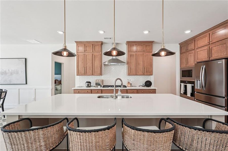 Furnished interior view inside a new home in Fireside Farms, Dawsonville (Image 18).