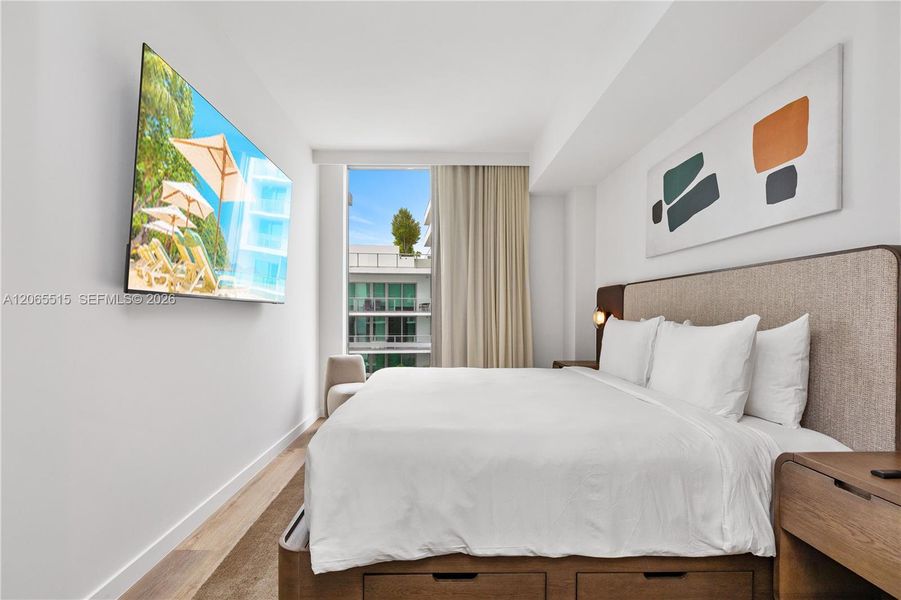Furnished interior view inside a new home in , Miami (Image 17).