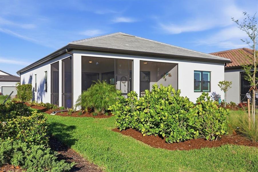 Exterior details and patio area of a home in , Nokomis (Image 24). Exterior details and patio area of a home in , Nokomis (Image 24).