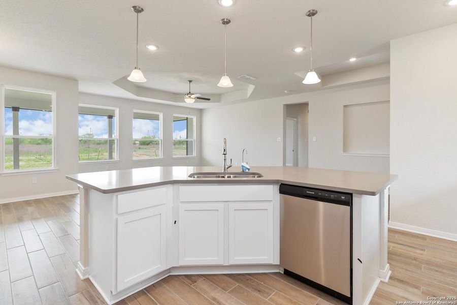 Furnished interior view inside a new home in Lonesome Dove, San Antonio (Image 4).