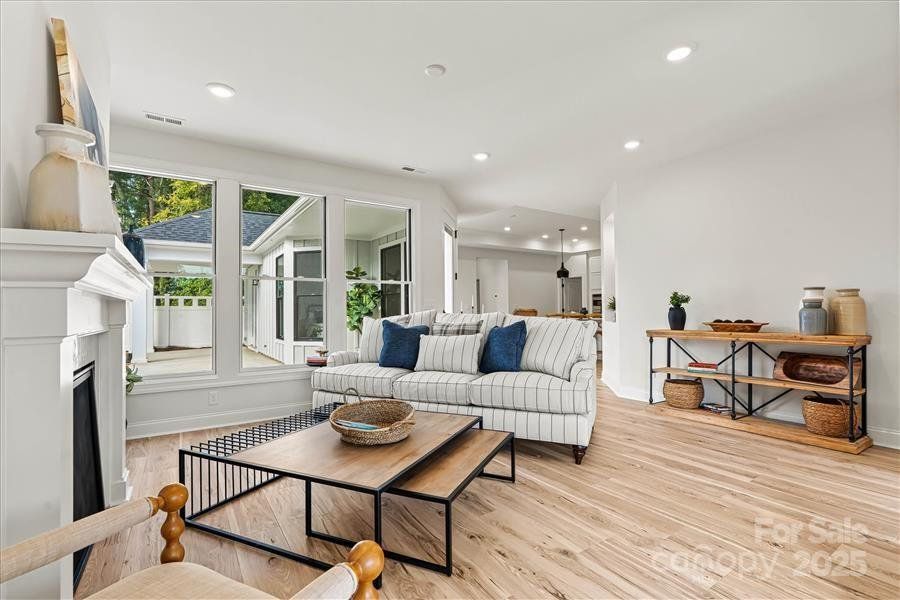 Furnished interior view inside a new home in The Courtyards at Lake Davidson, Mooresville (Image 7).