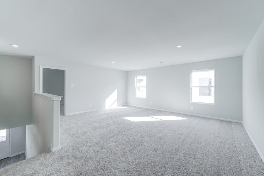Representative unfurnished interior of a home built from the Jefferson by National HomeCorp in Lincolnton, Lincolnton (Image 36).