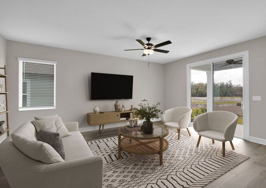 Binge your favorite shows in the family room