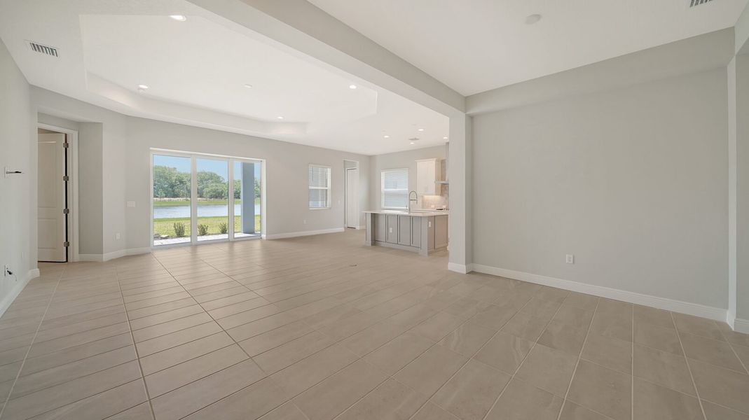 Spacious, unfurnished interior of a new home in Wildleaf at North River Ranch, Parrish (Image 14).