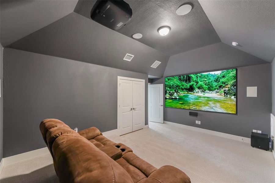 110" projector will stay