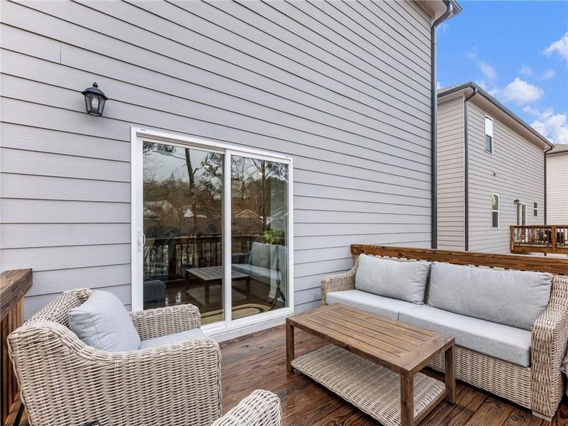 Exterior details and patio area of a home in Creekside at Farmers Crossing, Ball Ground (Image 3). Exterior details and patio area of a home in Creekside at Farmers Crossing, Ball Ground (Image 3).